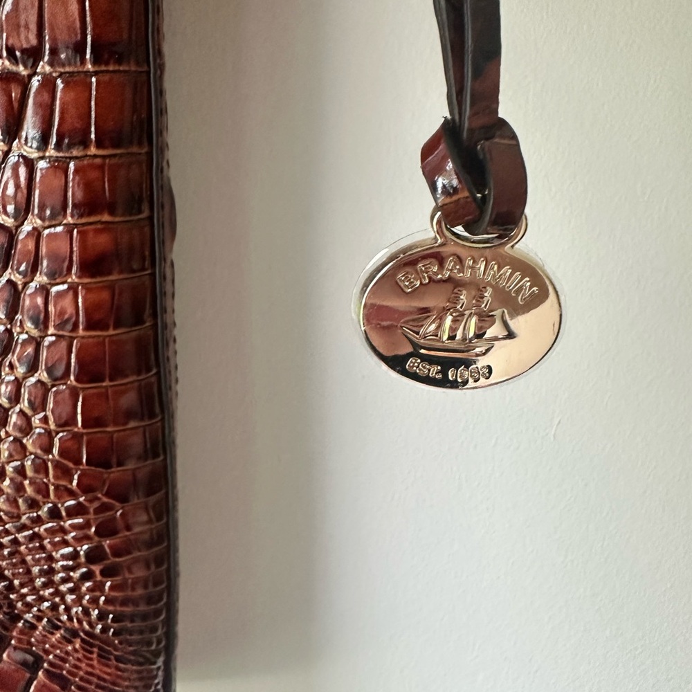 Brahmin Katie Crossbody in Pecan Melbourne - Picture 9 of 14